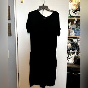 Women’s SS dress with elastic waist, Sz XL